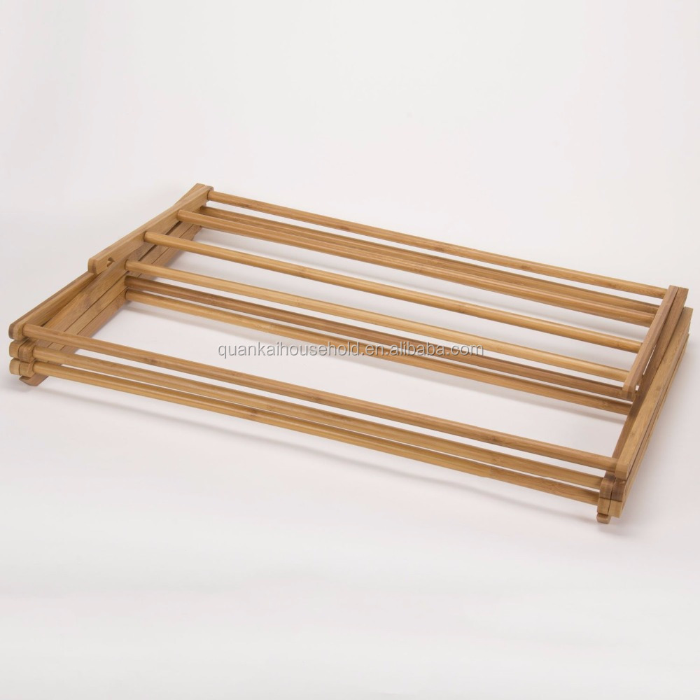 Bambus Holz Faltbarer Wschestnder, Wschetrockner, 36 x 74 x 31 cm  Aufbewahrungshalter & Regale Aufbewahrungsorganizer| Alibaba.com