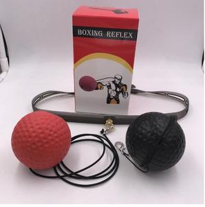 Nuevo diseño del Diadema con dos diferentes <span class=keywords><strong>boxeo</strong></span> reflejo bolas para fitness <span class=keywords><strong>de</strong></span> descompresión - Product Image 1