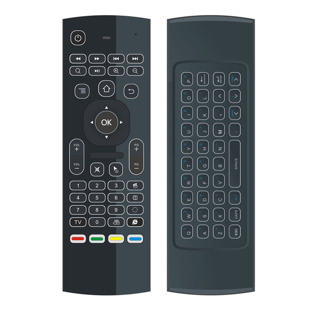 Mx3 2.4g Mini Gyroscope Fly air Mouse Wireless Keyboard for Android Tv Box