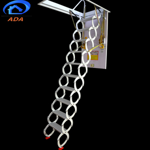 Cabina Loft escaleras sótano retráctil plegable aleación <span class=keywords><strong>de</strong></span> aluminio ático escaleras - Product Image 2