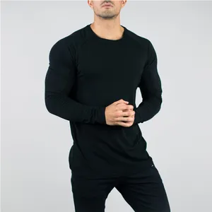 Mens Slim Fit GYM Athletic T Shirt Private Label T Shirt Customized