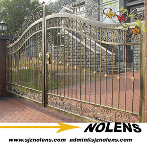 <strong>Garden</strong> Different Steel Gate Designs/outdoor <strong>Fence</strong> <strong>Temporary</strong> <strong>Fence</strong>/used Wrought Iron Gate - Product Image 4