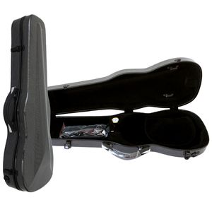 Sinomusik marque Archtop Design fibre de verre Triangle <span class=keywords><strong>violon</strong></span> étui rigide <span class=keywords><strong>4</strong></span>/<span class=keywords><strong>4</strong></span> couleur noire accessoires musicaux fabriqués en chine - Product Image 1