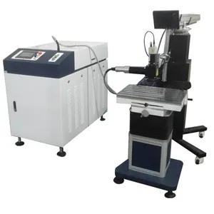 300 W/500 W máquina de solda a laser para dental e reparação de moldes com cabo de fibra de transmissão cabeça de soldadura