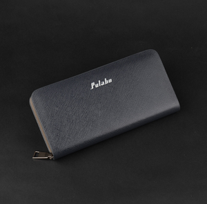 Portafoglio lungo uomo con cerniera per uomini e ragazzi di nuova moda portafoglio in pelle di grande capacità - Product Image 6