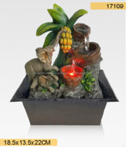 Grande Gnome Cascada de Resina Al Aire Libre Mesa Decoración Fuente de Agua - Product Image 5