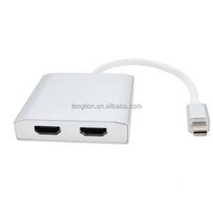 4K Mini <span class=keywords><strong>DisplayPort</strong></span> 2 HDMI <span class=keywords><strong>MST</strong></span> HDMI çoklu monitör <span class=keywords><strong>Splitter</strong></span> <span class=keywords><strong>Hub</strong></span> Windows pc'ler IOS - Product Image 2