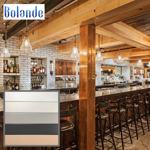 Accueil imperméable <span class=keywords><strong>cuisine</strong></span> dosseret <span class=keywords><strong>carrelage</strong></span> mural noir blanc gris beige <span class=keywords><strong>rose</strong></span> mat finition vitrage carreaux de métro - Product Image 5