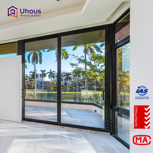 Bán buôn hiệu suất cao xem lớn cửa sổ trượt nhôm với kính trong suốt - Product Image 5