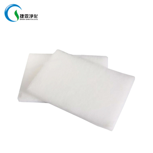 C-600G filtro de aire blanco poliéster completo pegado Filtro de techo de cabina de pintura, filtro industrial - Product Image 4