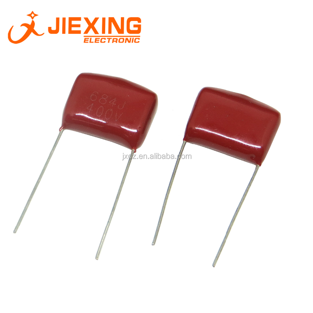 Film capacitor CBB22 400V684J 400V 10mm 0.68uF 680nF 684J 5%