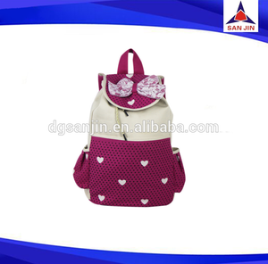 de dibujos animados encantadora bowknot lindo bolso de escuela infantil - Product Image 2