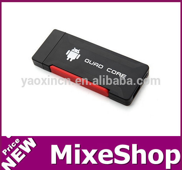 Hi719 quad core mini-android caja de tv adaptador de tv rk3188 antena dual bluetooth 2gb 8gb 4.2 android