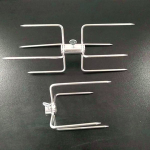 공장 도매 프리미엄 식품 등급 스테인레스 치킨 포크 바베큐 스파이크 로티 세리 침 프롱 - Product Image 3