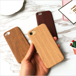 Wd01B diseño de lujo al por mayor de accesorios del teléfono duro madera caja del teléfono celular para el iPhone 7 6 - Product Image 2