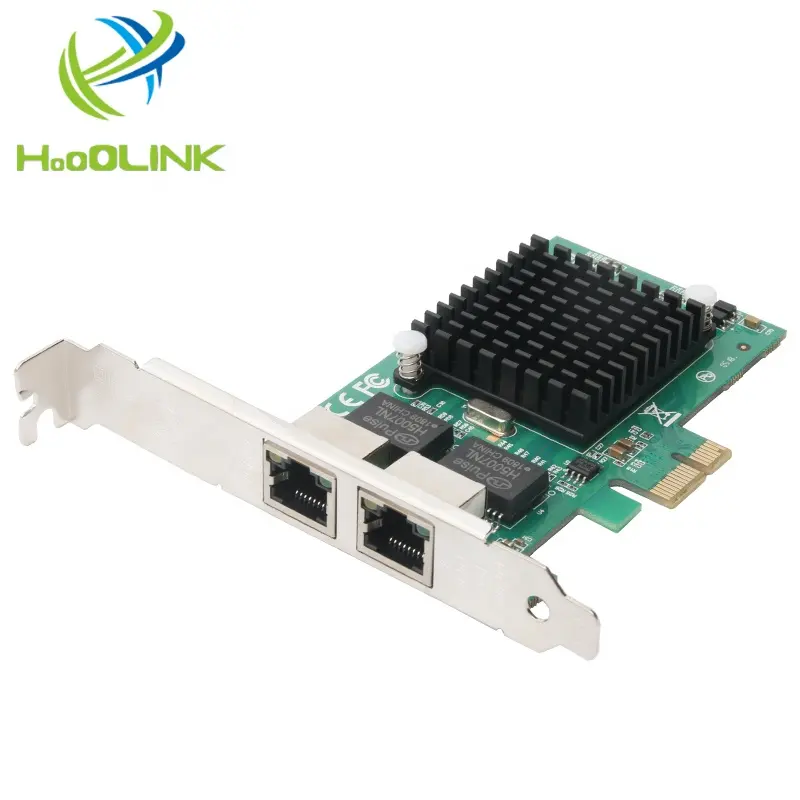 Nhà máy factory outlet chất lượng cao 2 cổng 1000 Mbps card mạng intel 82575 PCIE PCI-E Dual port Gigabit LAN
