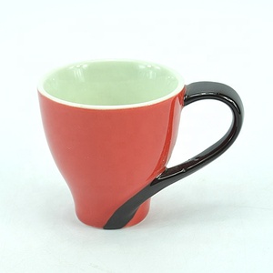 Tazza <span class=keywords><strong>di</strong></span> caffè in porcellana riciclata a punto rosso <span class=keywords><strong>collezione</strong></span> tazza ecologica per tè e piattino rosso sostenibile | YST fabbrica <span class=keywords><strong>di</strong></span> ceramiche - Product Image 5