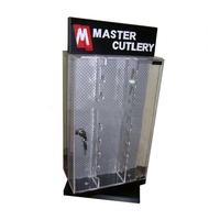 individueller einzelhandel laden boden acryl holz messer auslageschrank, messer-auslage schaufenster, messer-auslage-ständer