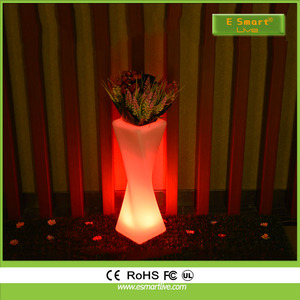 Usine Directe Vente Rechargeable Led Pot De Fleur, led en plastique pots de fleurs <span class=keywords><strong>dans</strong></span> le <span class=keywords><strong>jardin</strong></span> - Product Image 6