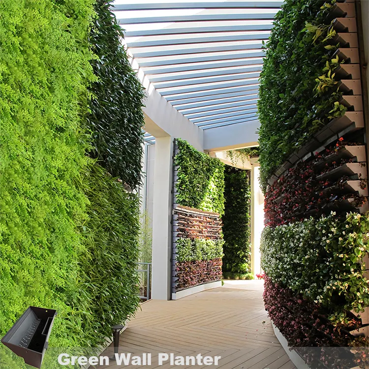 Vertical garden hanging wall planters, vertical green wall garden supplier in China