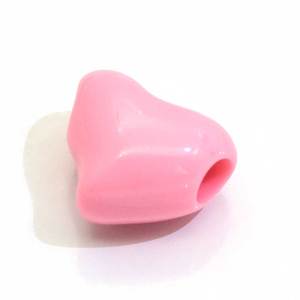 Perles <span class=keywords><strong>en</strong></span> vrac avec cœur Pastel <span class=keywords><strong>en</strong></span> acrylique, avec grand trou de 4mm, perles <span class=keywords><strong>en</strong></span> <span class=keywords><strong>plastique</strong></span> pour la fabrication de bijoux, vente <span class=keywords><strong>en</strong></span> gros - Product Image 4