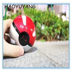 Nuevos Productos 2016 Mini <span class=keywords><strong>Pokemon</strong></span> de Bolas de Energía 10000 mah Cargador de Teléfono Móvil Ronda con Luces LED para el iphone 7 - Product Image 4