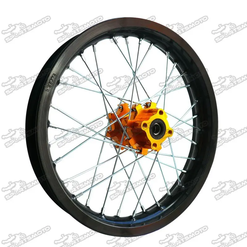 Dirt Pit Bike 125cc 140cc Aluminum Wheel Rim With CNC Hub