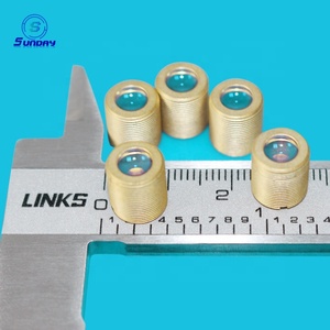 Lente colimadora para laser com lente de vidro asférico, m9 * 0.5 efl2mm