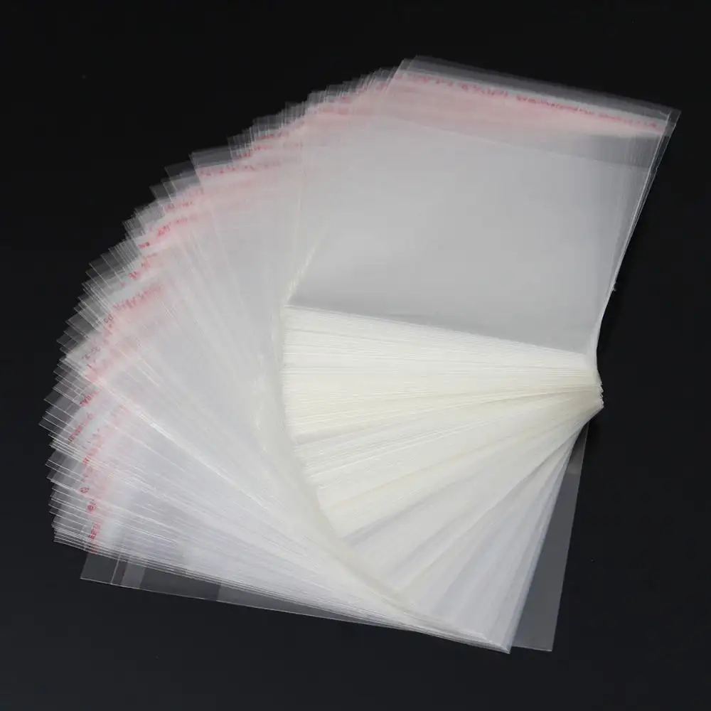 Hersluitbare transparant custom polybag verpakking voor kleding/kledingstuk clear plastic plastic zakken