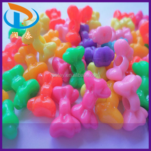 Di Vendita calda 7 millimetri di Colore Misto Rotondo di <span class=keywords><strong>Plastica</strong></span> Opaco Grandi Branelli del Foro - Product Image 6