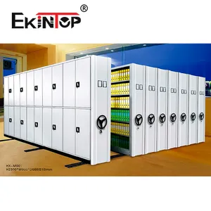 Ekintop ขนาดกะทัดรัดพับอัตโนมัติโลหะชั้นวาง archive แฟ้มตู้