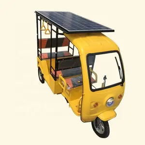 Triciclo para Pasajeros con Energía Solar, Venta Caliente 2021, Transporte Eléctrico, Velomóvil para Filipinas - Product Image 1