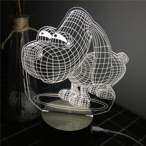 Increíble ilusión 3D flor de Luz LED Lámpara de Mesa de Noche Lámpara de La Decoración - Product Image 2
