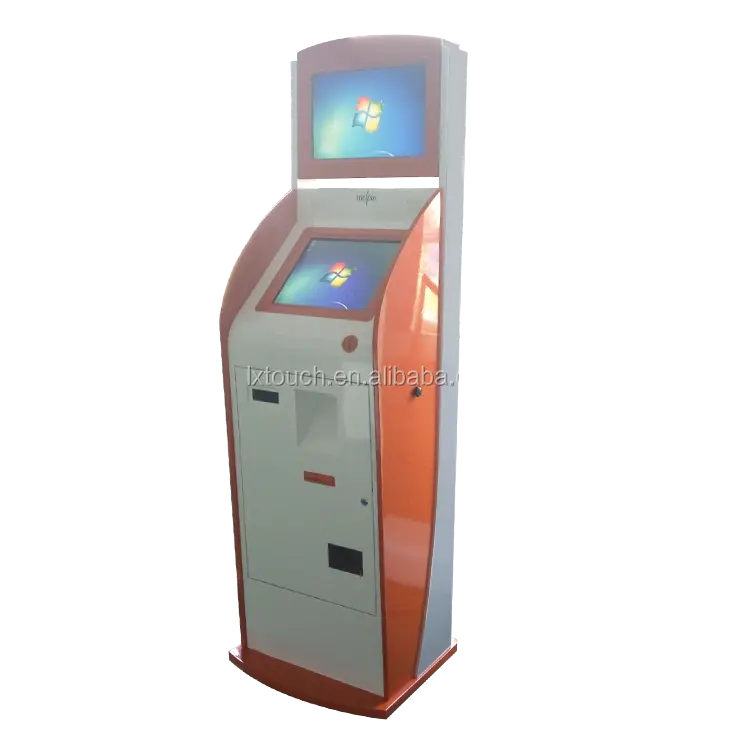 Vente en gros Kiosque interactif libre-service Prix Dépôt en espèces Distributeurs automatiques de billets Machine de dépôt Kiosque de paiement Bill de pièces Prix bas
