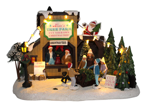 2017 blanco caliente luces navidad del polyresin decoración con personajes - Product Image 2