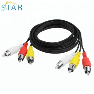 Arnés de alambre iso enchufe de radio con 4 RCA macho hembra de arnés de cableado, hecha en Shanghai. - Product Image 6