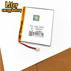 Plug 2.5-2 P 3595100 6000 mah 3.7 v lipo battery Rechargeable solar li ion polymer lithium battery with PCM - Product Image 4