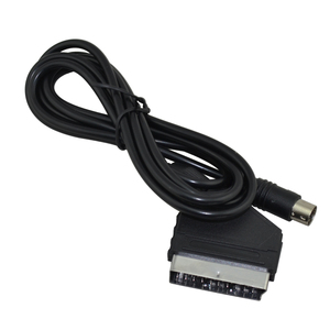 DHL FEDEX UPS ENVÍO GRATIS 1,8 m 6FT Scart cable Para Sega Genesis 2 Master System <span class=keywords><strong>Megadrive</strong></span> 2 RGB AV Scart Cables Cable de plomo - Product Image 3
