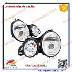 ไฟหน้าบ้านสีดำ99-01ปีสำหรับ <span class=keywords><strong>W210</strong></span> E200 E240 <span class=keywords><strong>E230</strong></span> LED ดวงตานางฟ้าสีขาว/เหลือง12V - Product Image 6