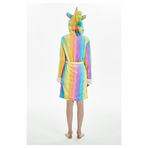 Chinois Fournisseur Licorne Flanelle Fantaisie Dame Femmes Sexy <span class=keywords><strong>Peignoir</strong></span> En <span class=keywords><strong>Coton</strong></span> <span class=keywords><strong>Bio</strong></span> - Product Image 6