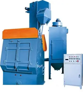 Rubber belt shotblasting machine/scooter clutch facing manufacture shot blasting machine