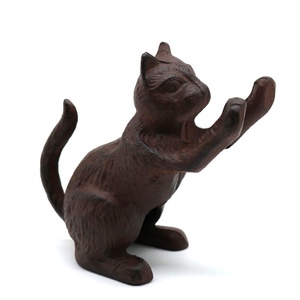 <span class=keywords><strong>Vintage</strong></span> gietijzeren kat ornamenten boekensteun