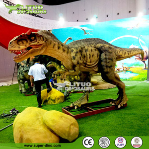 Dinosaurus animatronik Allosaurus dalam ruangan untuk pusat perbelanjaan taman petualangan taman trampolin taman peralatan taman logam - Product Image 5