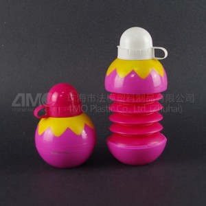 Patrón de flores forma de la bola botella de plástico, energía beber de plástico botella del deporte de agua - Product Image 1
