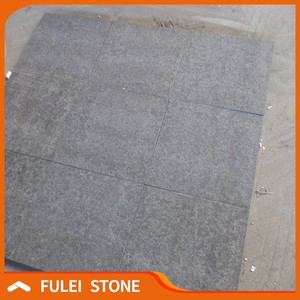 Absolute black granite fiammato superficie esterna di granito pavimento di piastrelle <span class=keywords><strong>30x30</strong></span> - Product Image 3