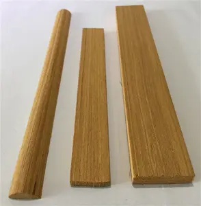 De madera de teca de madera lisa moldeo de madera de