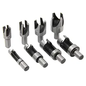 8pcs Straight And Tapered Wood Plug Cutter Plug Hole Cutters Woodwork Drill Bit Plug Cutting Tool 6mm 10mm 13mm 16mm