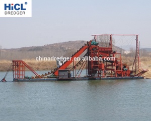 Cadena de cubo de escalera, 60m, 3/h, arena de Río/oro/dragado de diamantes/excavación/paneo/dragado de minería/máquina/equipo/barco