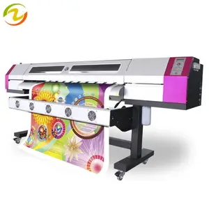 Eco solvent inkjet printer, 2.5m met epson dx5 hoofd, galaxy ud-2512