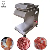 Certificato CE 2017 macchina di taglio di carne In acciaio inox Carne Fresca Affettatrice di carne cubo cutter